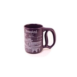 Disney Disneyland Resort Haunted Mansion Purple Blueprint Coffee /Tea Mug